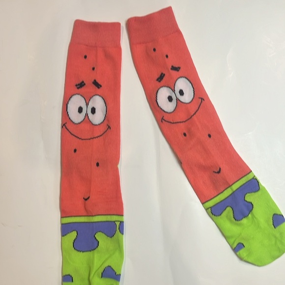 Patrick  Novelty Cartoon Character Socks SpongeBob SquarePants - Picture 3 of 4